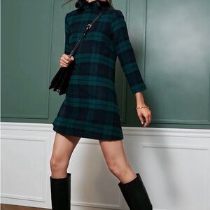 Tuckernuck Blackwatch Plaid Faye Blouse Top, Size S